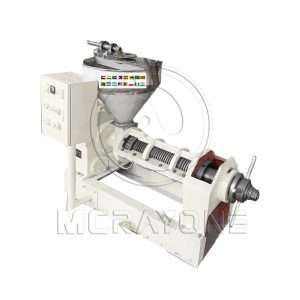 Simple Temperature-Controlled Screw Oil Press