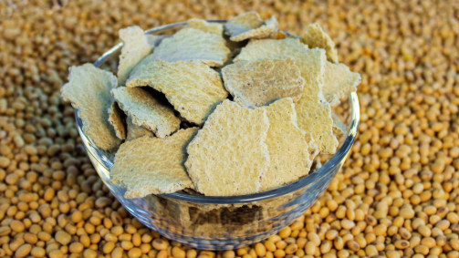 Soybean oil cake