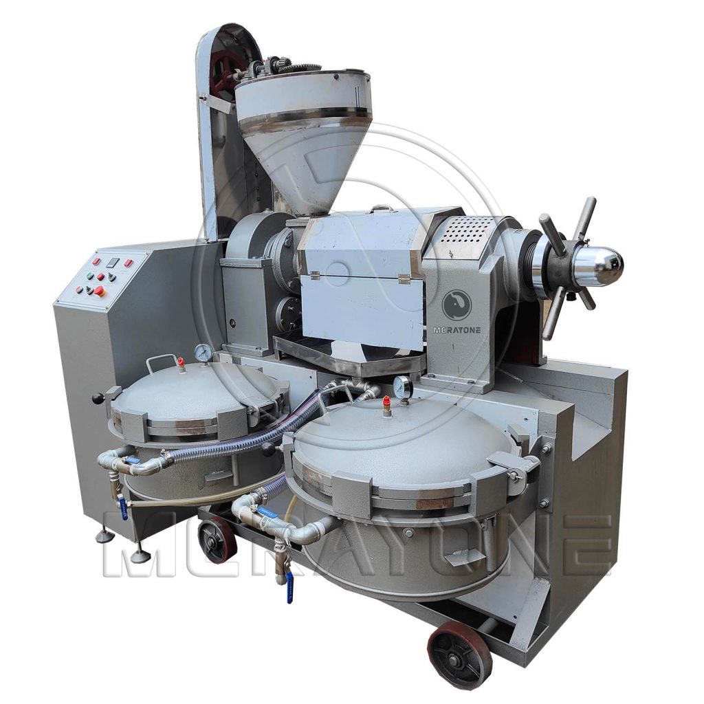 MCRAYONE Integrated Oil Press & Air-Pressure Filtration All-in-One Machine