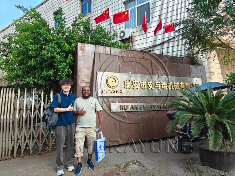 With the Help of the Friend, Ethiopian Client Conducts In-Depth Inspection of Factory Processes