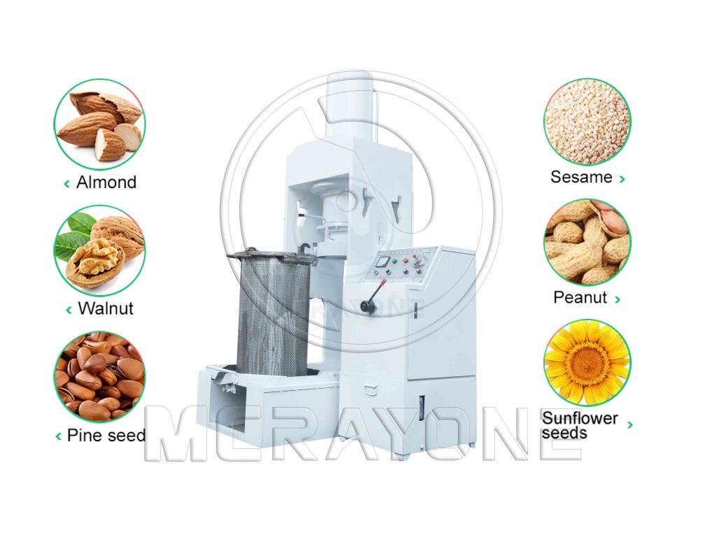 What should be done with the rice bran after milling? The hydraulic oil extractor is used to solve the problem.