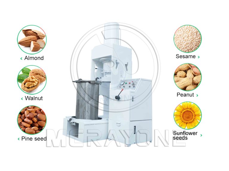 What should be done with the rice bran after milling? The hydraulic oil extractor is used to solve the problem.